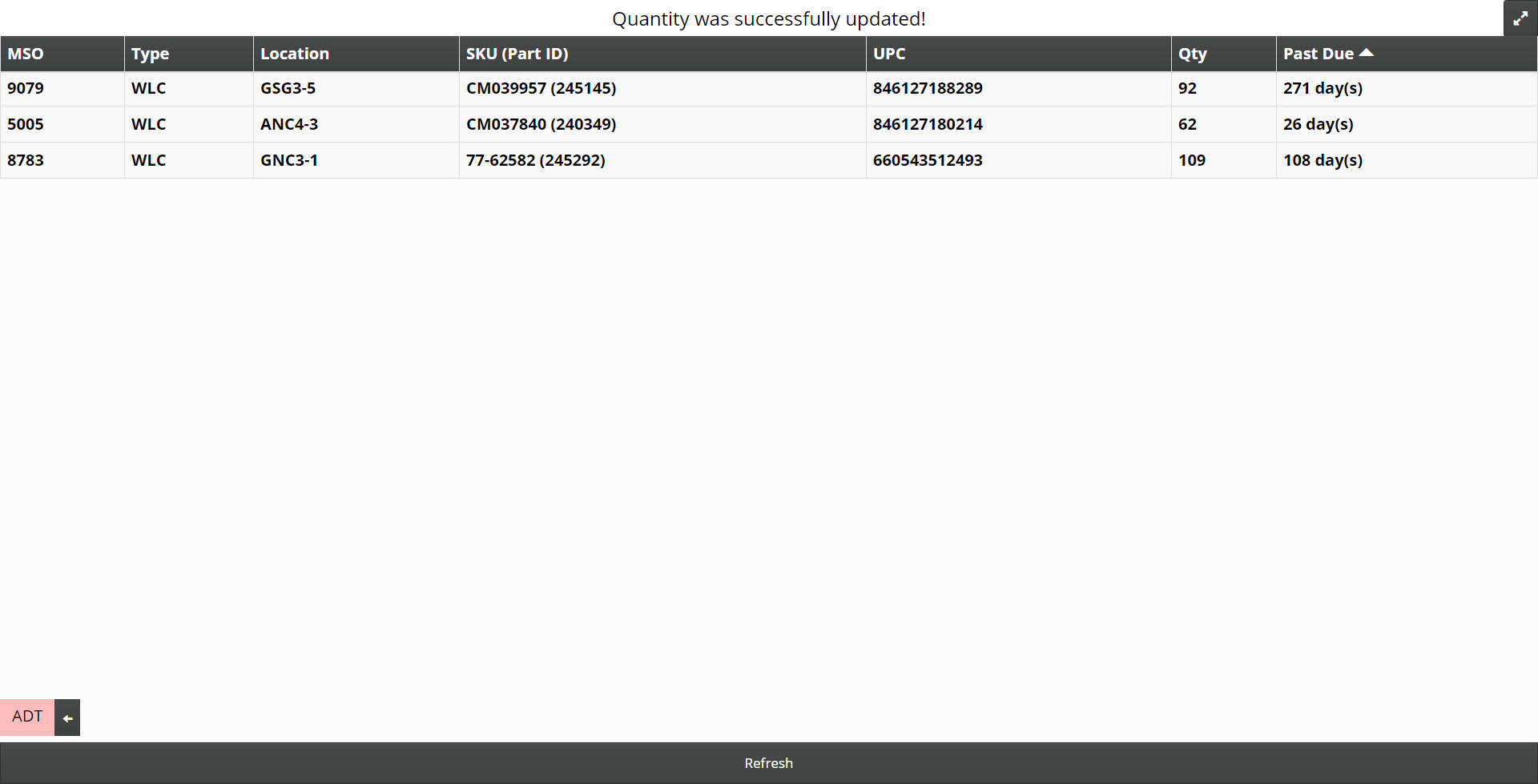 Cycle Count Screenshot Number 4 of 4